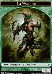 Elf Warrior // Zombie Double-sided Token